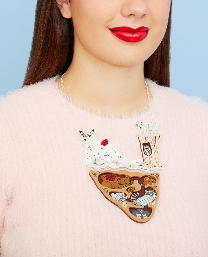 In the Hibernation Burrow Statement Necklace