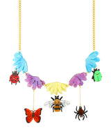 Insects in the Flowers Festival Necklace