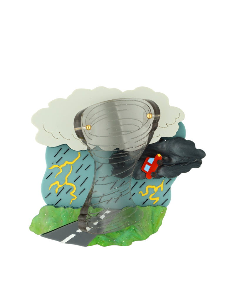 In the Eye of the Twister Brooch