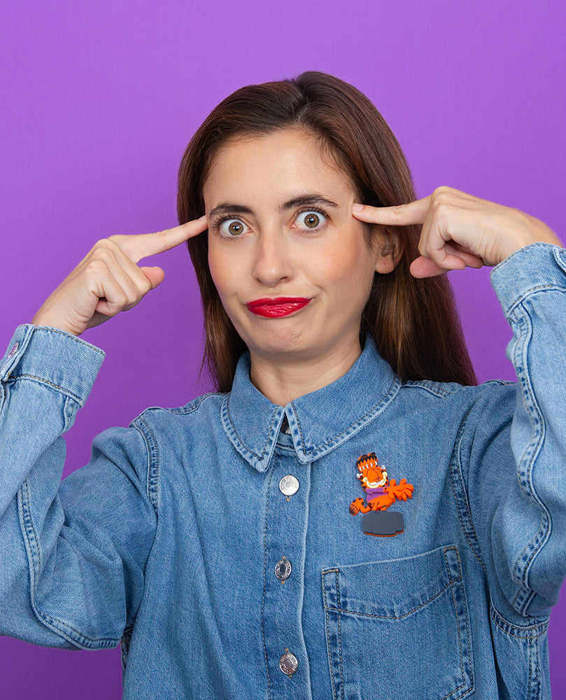 ‘It’s Alive!’ Garfield Frankenstein Brooch