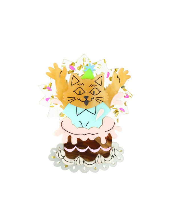 I want Cake Meow! Brooch