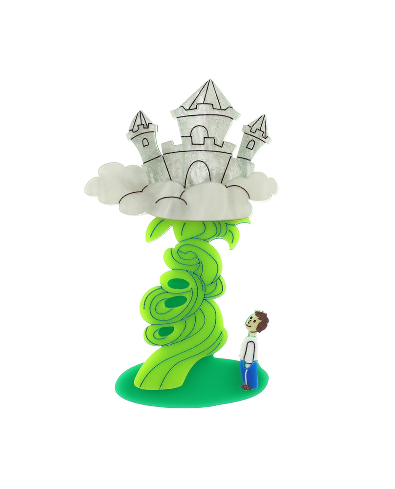 Jack and the Beanstalk brooch