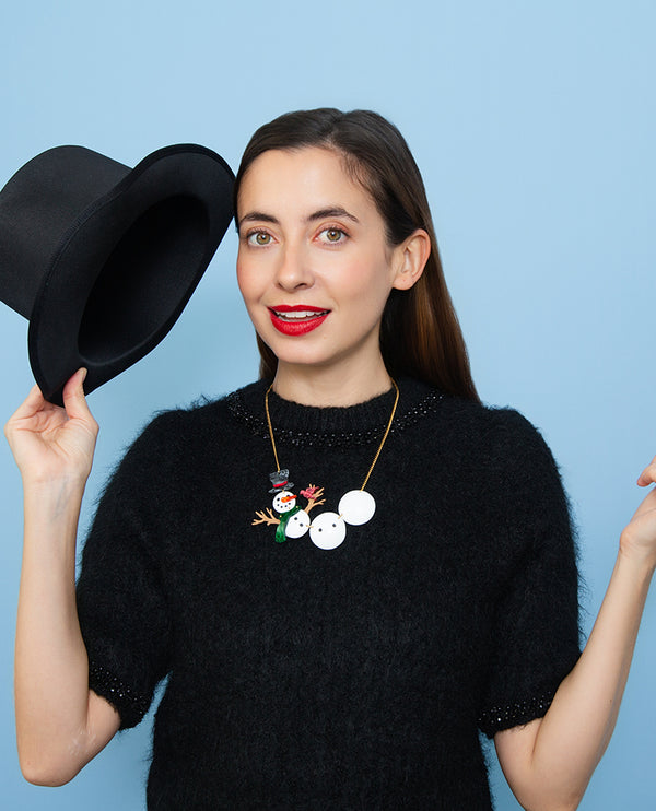 Jolly and Snowy Necklace