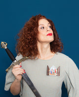 Joust at the Gates Brooch -interactive-