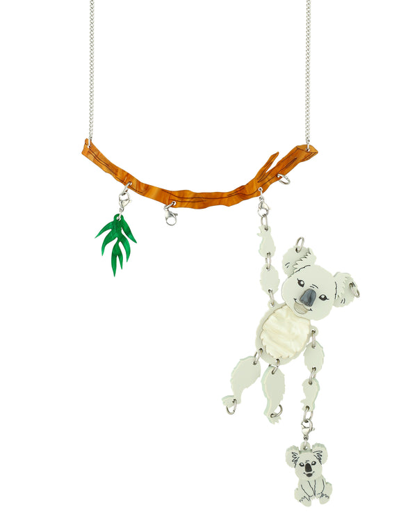 Just Hanging About Koala Mannequin Necklace