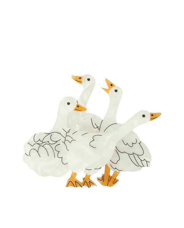 Just Goosing Around Brooch
