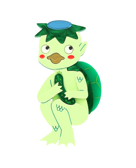 Kappa Yokai Brooch