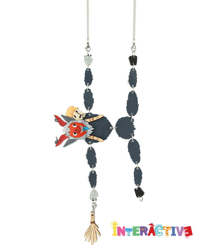 Krampus Kapers: Naughty or Nice? Necklace - Interactive -