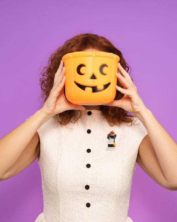 Lady Pumpkin Brooch