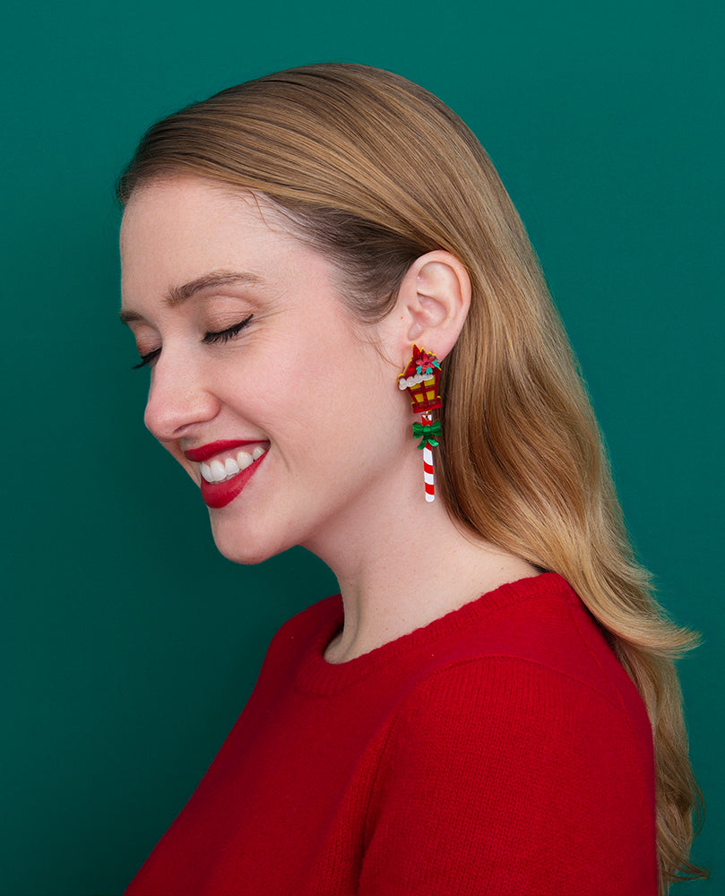 Lanterns of Joy earrings