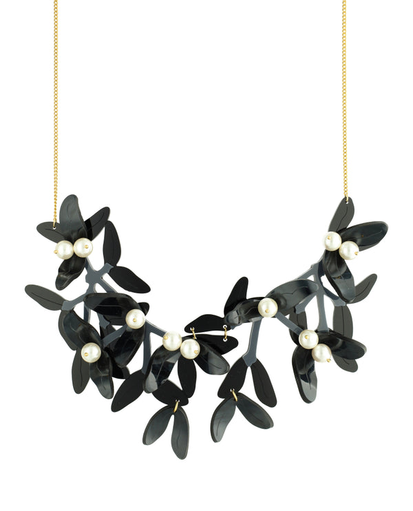 Last Christmas Mistletoe Necklace
