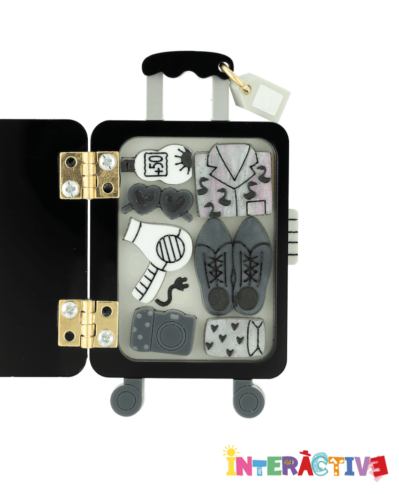 Last Minute Travelling Brooch -Interactive-