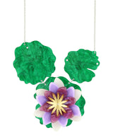 Lily Pads in the Pond Necklace