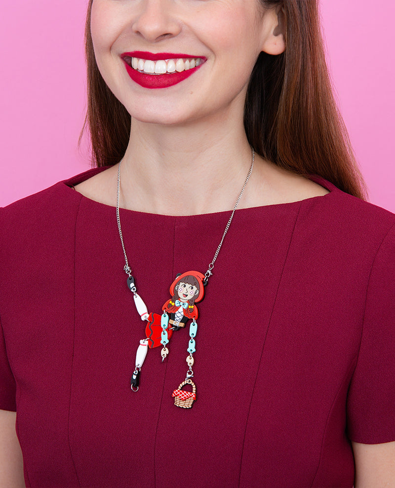 Little Red Riding Hood Mannequin Necklace -Interactive-