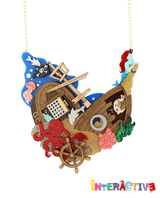 Looking For The Lost Treasure -Interactive- statement necklace