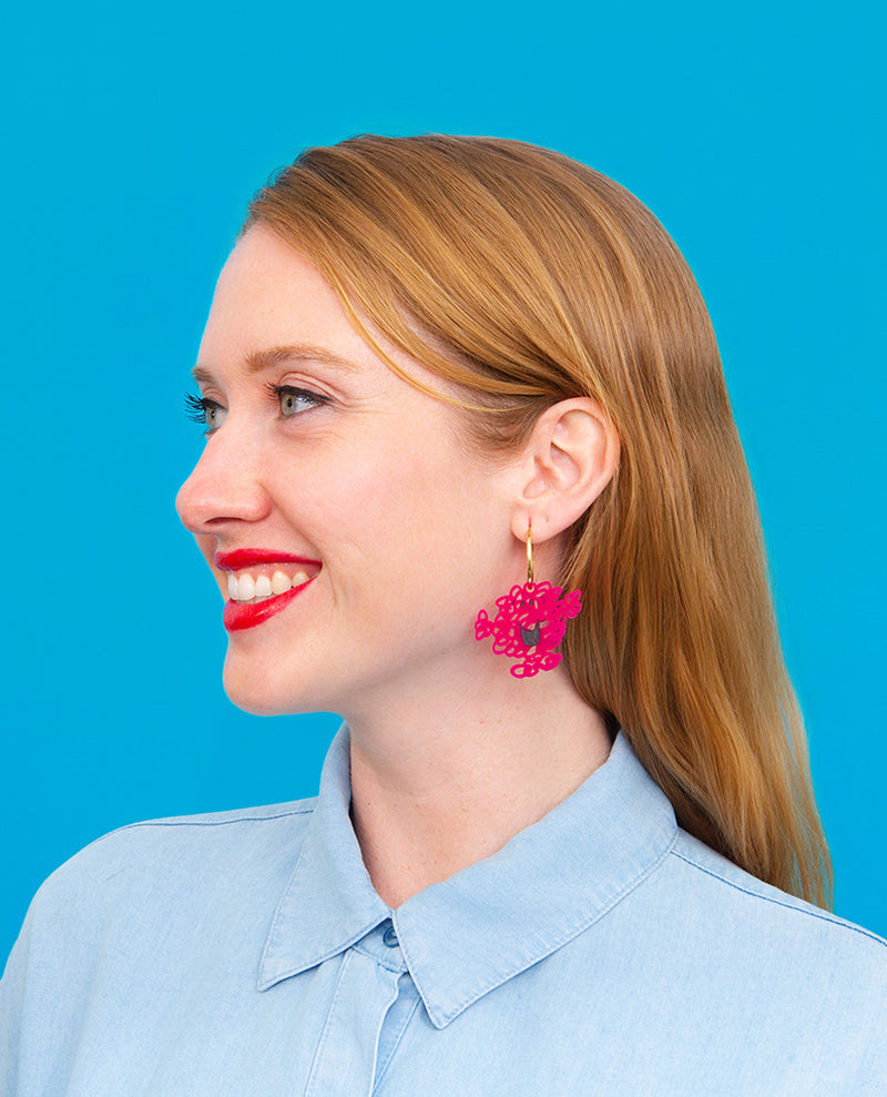 Loopy Mr. Messy Earrings – La Vidriola