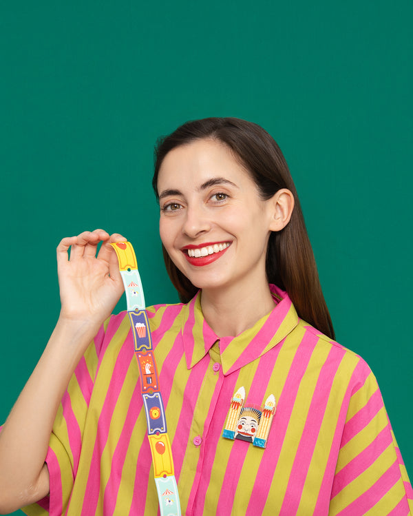 Luna Park Smiles Brooch