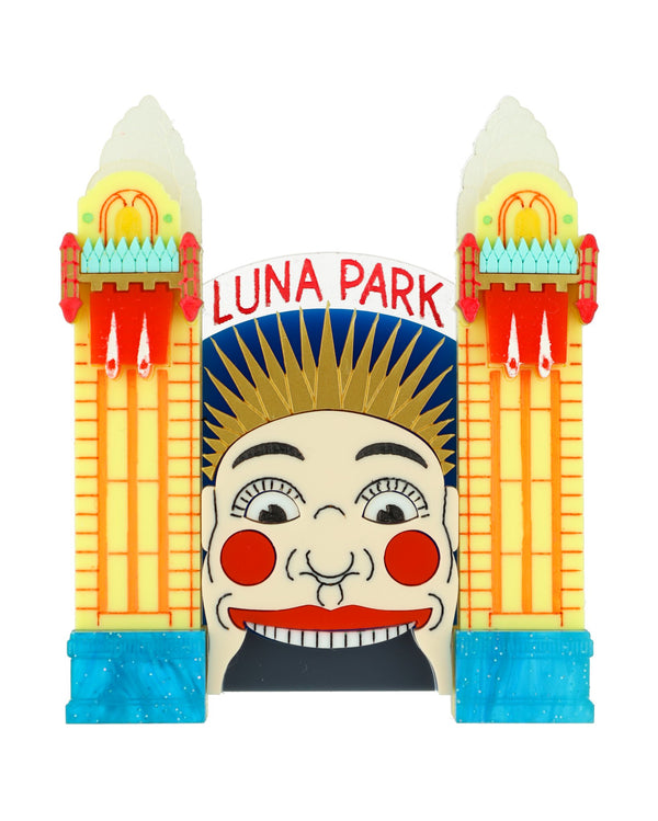 Luna Park Smiles Brooch