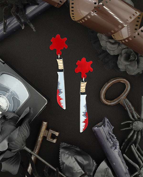 Macabre Machete Earrings