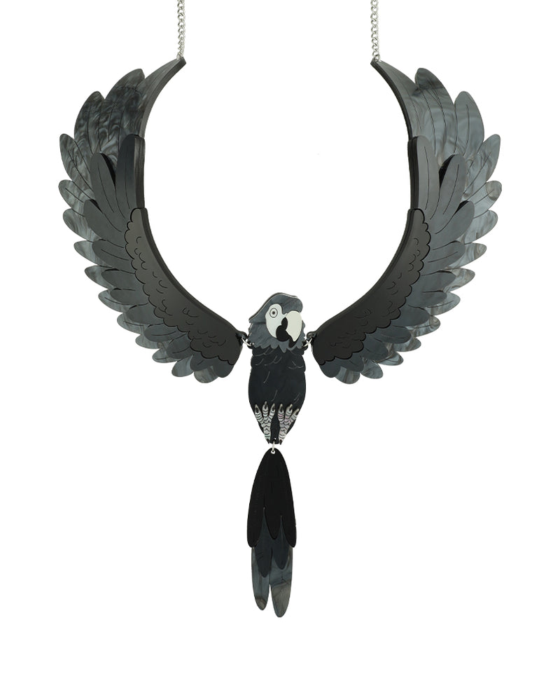 Madagascar’s Feathered Beauty Necklace