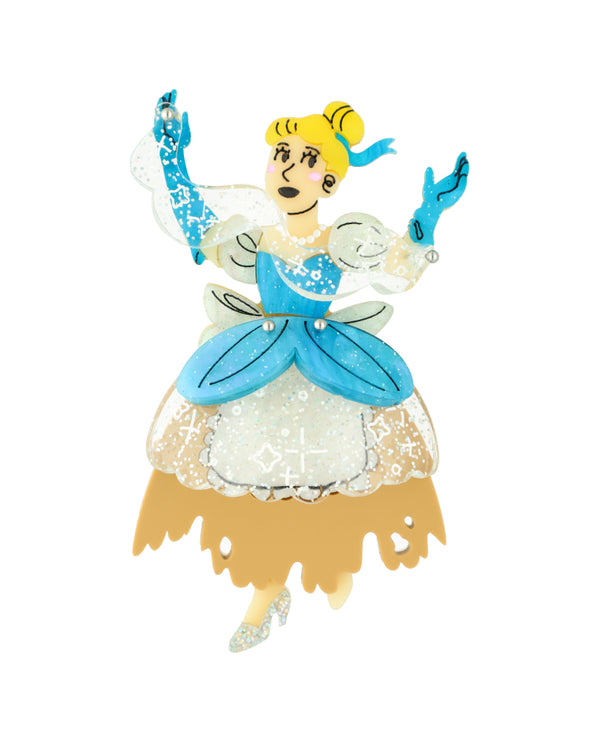 Magical Cinderella Transformation Brooch