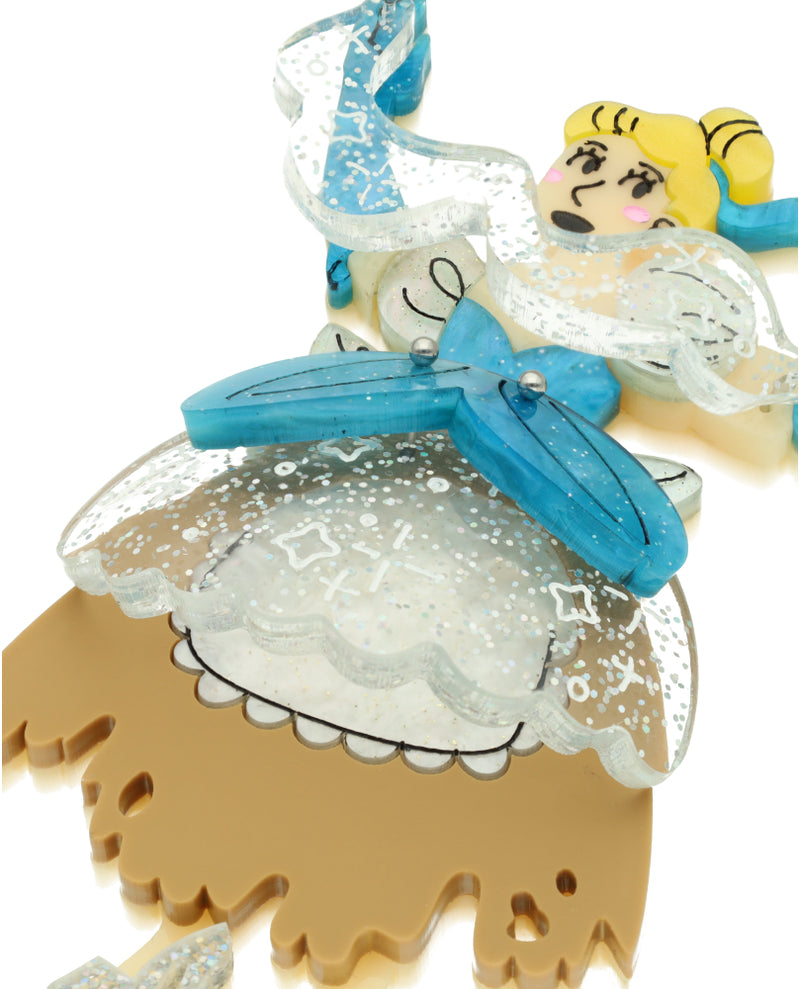 Magical Cinderella Transformation Brooch