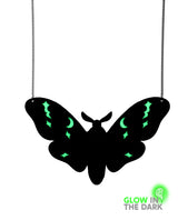 Magical Moth Necklace -Glow In The Dark-