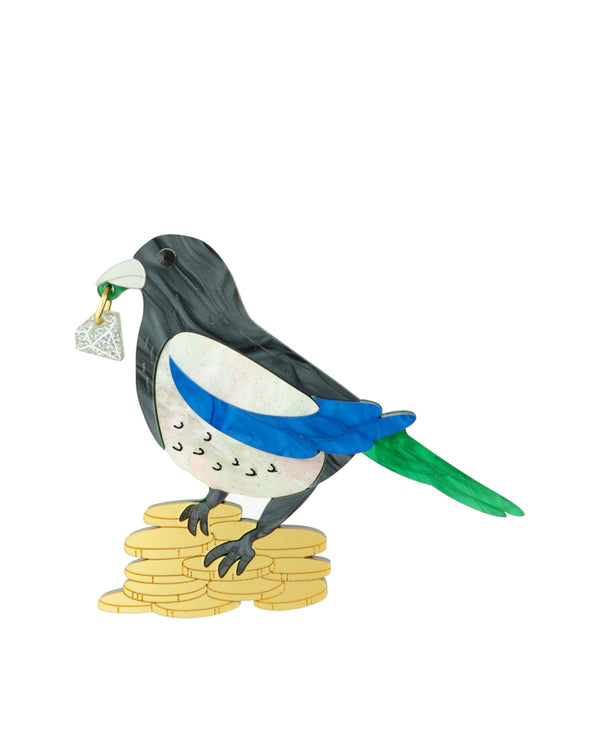 Magpie Thief Brooch