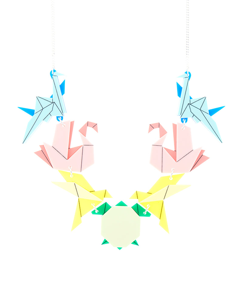 Making Origami Animals Necklace