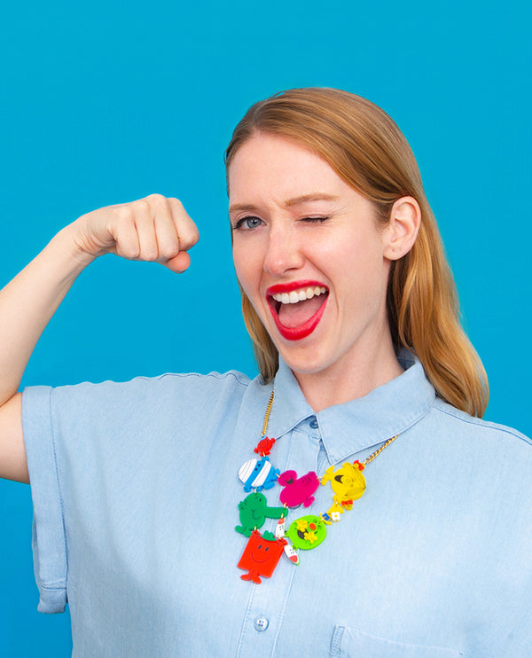 Many Mr. Men Little Miss Necklace