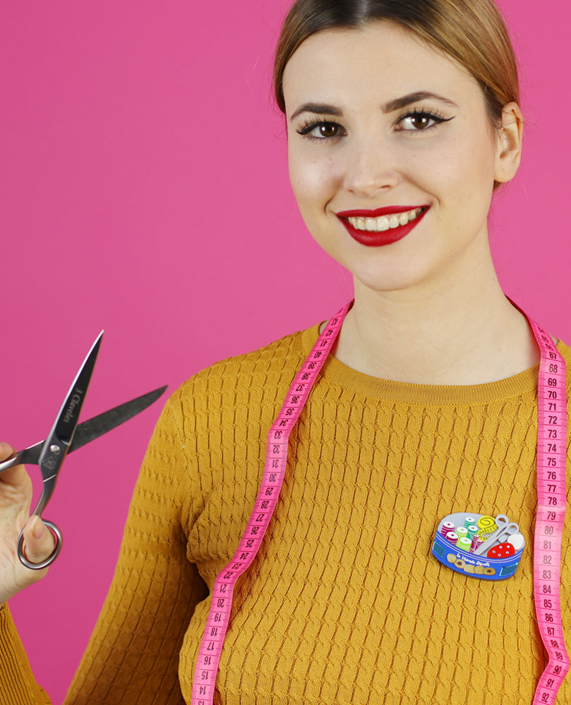 Mari Lola’s Sewing Box Brooch