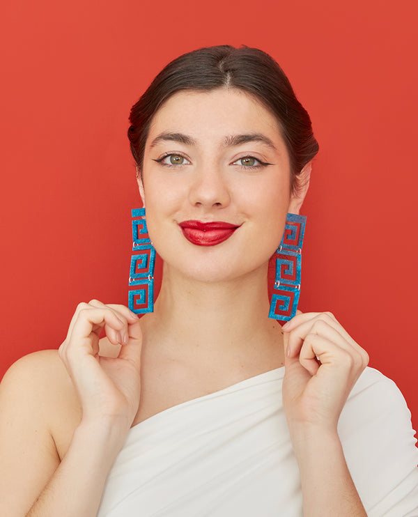 Meandering with Meandros Earrings
