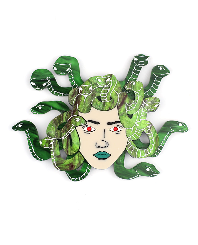 Medusa brooch