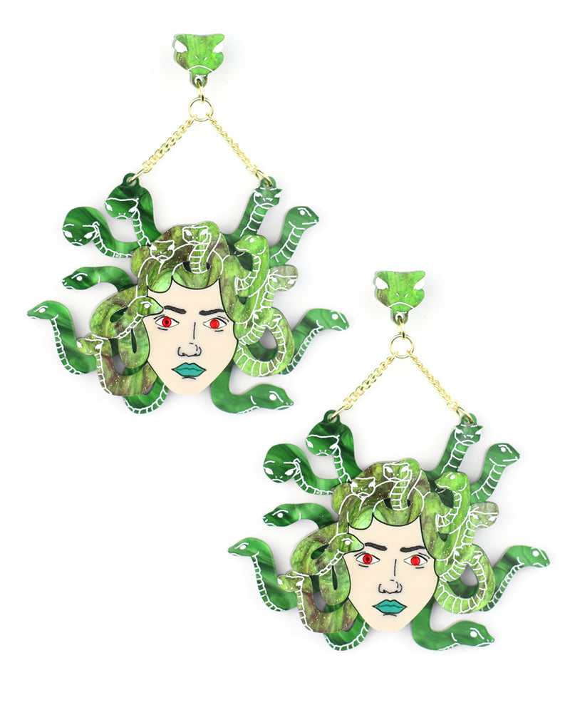 Medusa earrings