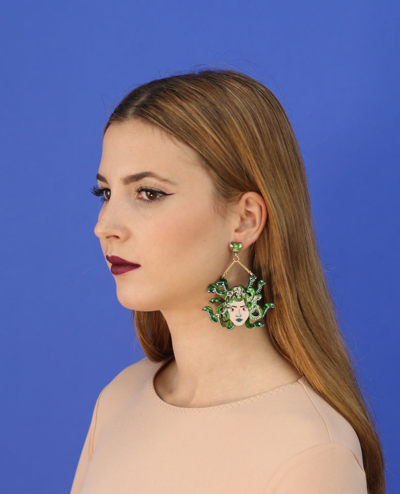Medusa earrings