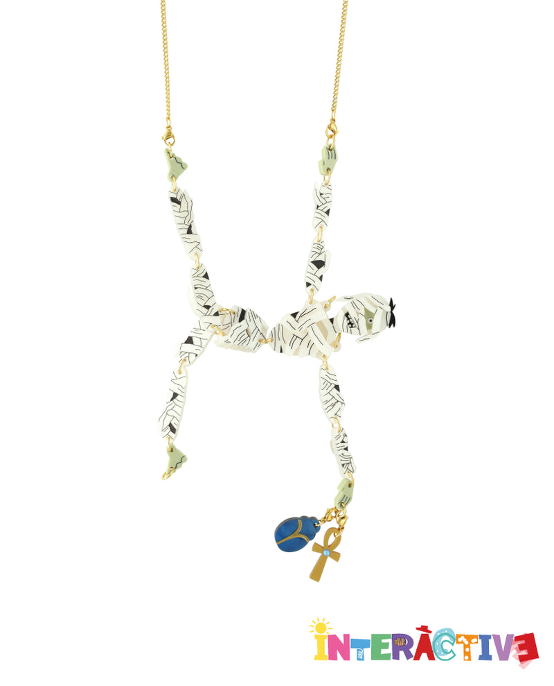 Menacing Mummy Mannequin Necklace -Interactive-