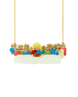 Meow, The Last Kitty Supper Necklace