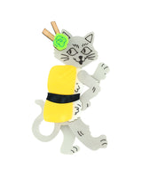 Merlin the Tamago Nigiri Cat Brooch