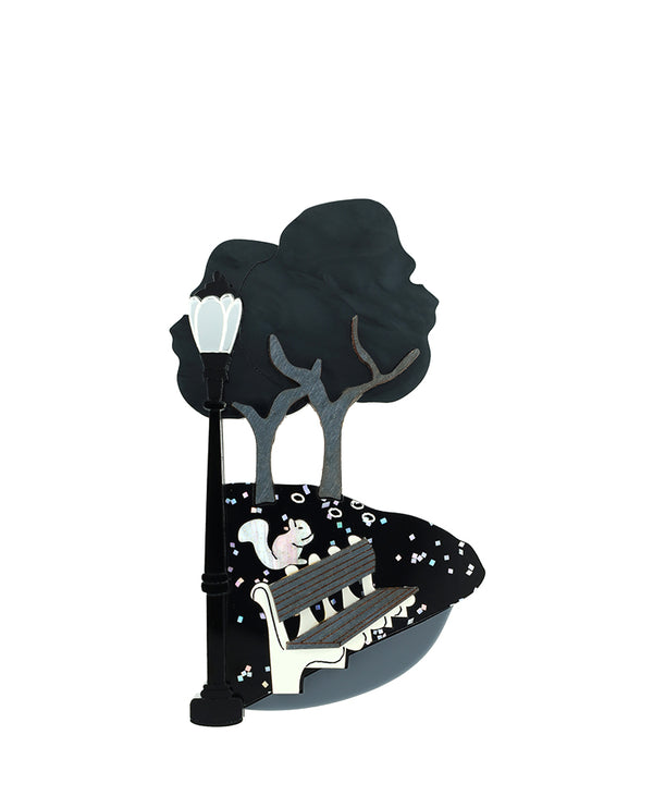 Midnight in Central Park Brooch