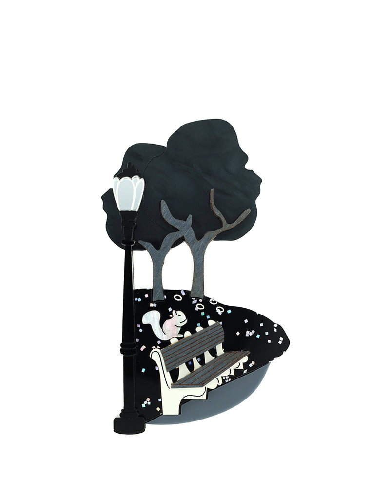 Midnight in Central Park Brooch