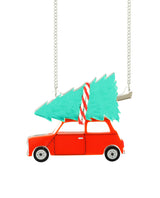 Mini mini car necklace