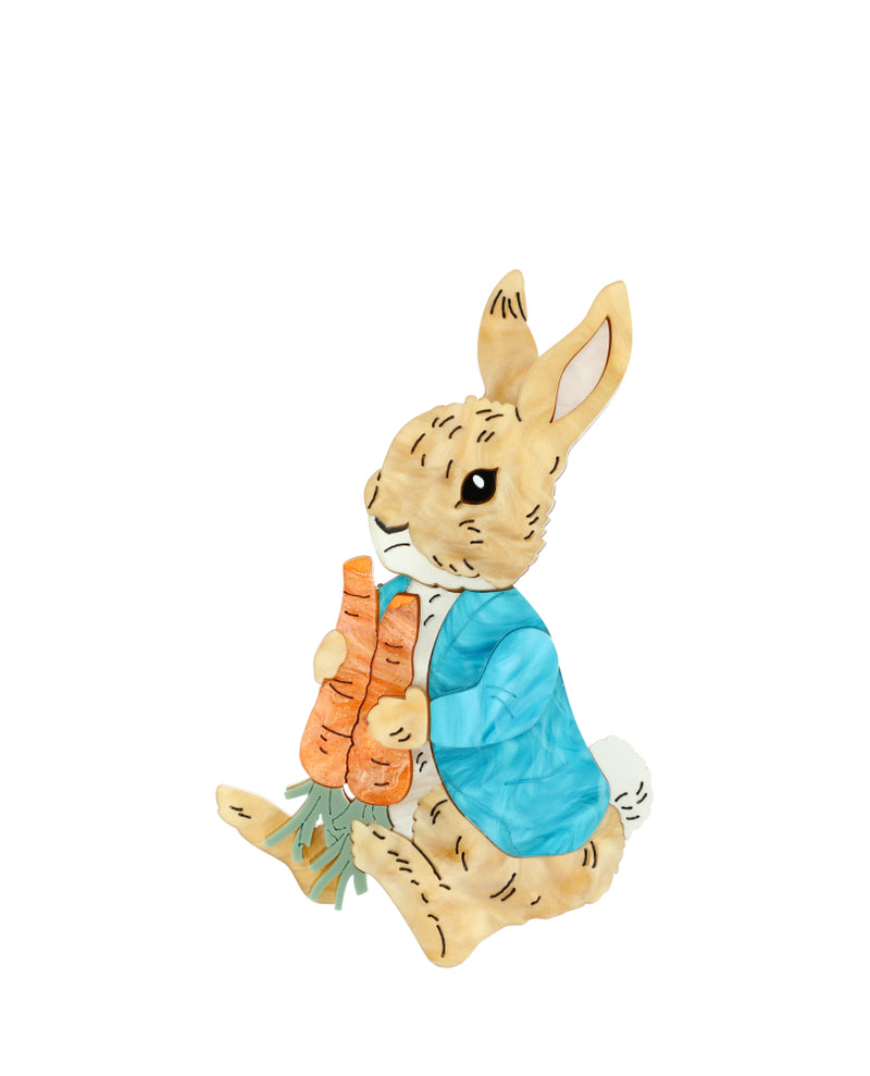 Mischievious Peter Rabbit Brooch