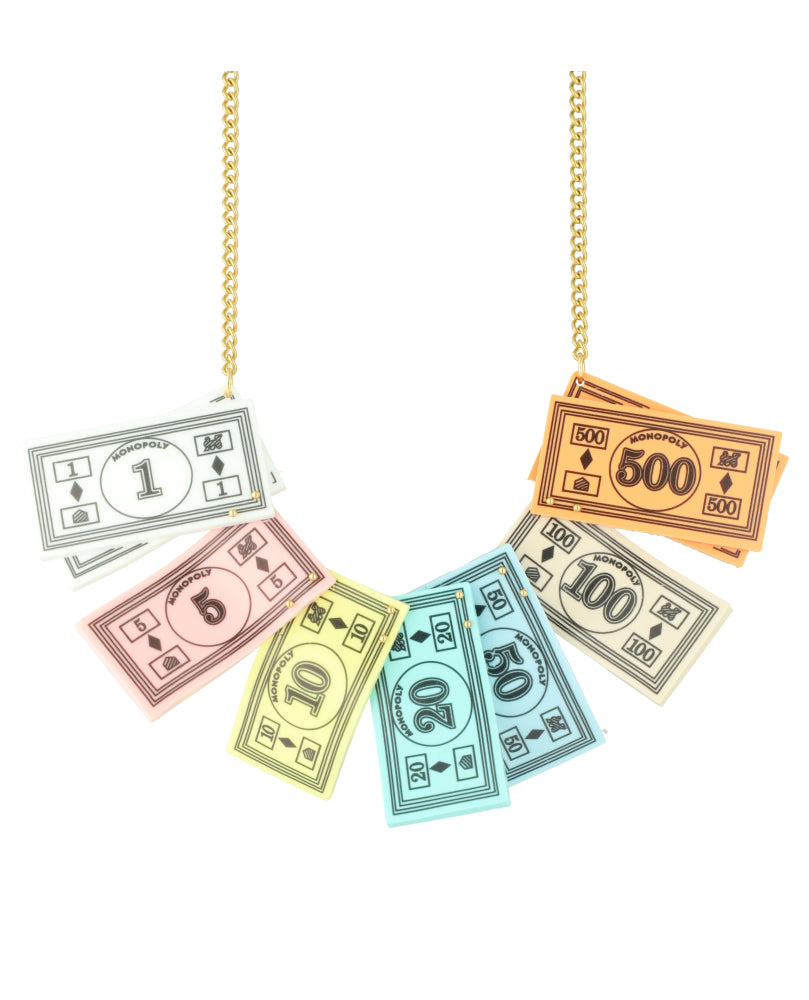 Monopoly Big Bucks Necklace