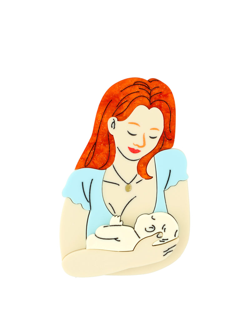 Motherhood Superhero Brooch