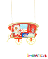 My Circus Dressing Room Wagon Necklace -interactive-