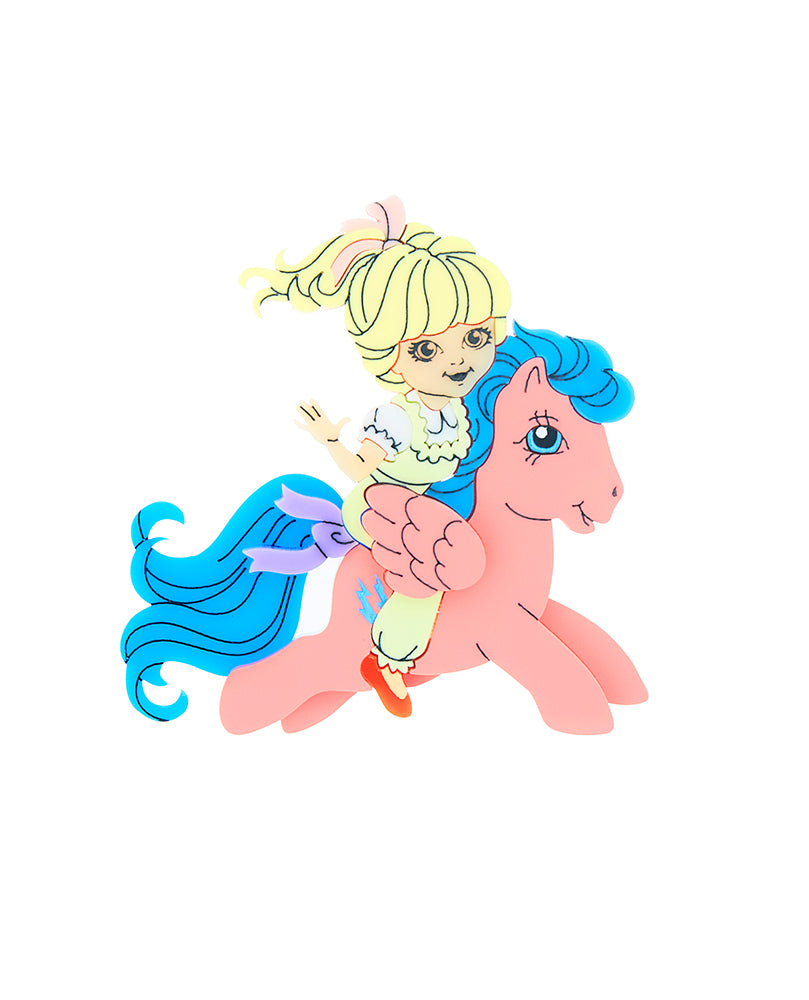 My Little Pony Megan And Firefly Brooch