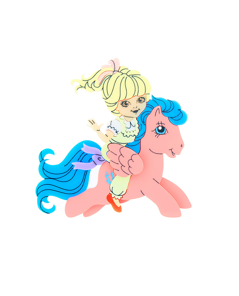 My Little Pony Megan And Firefly Brooch