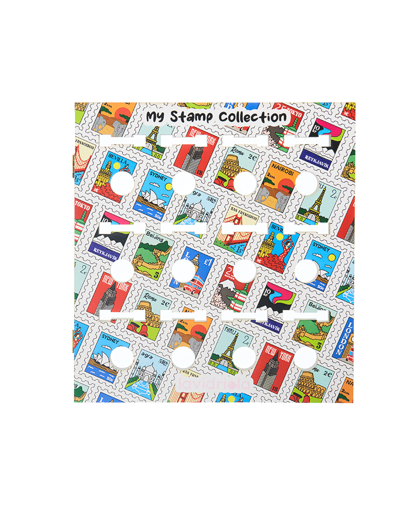 My Stamp Collection Exhibitor for Stamp Brooches La Vidriola