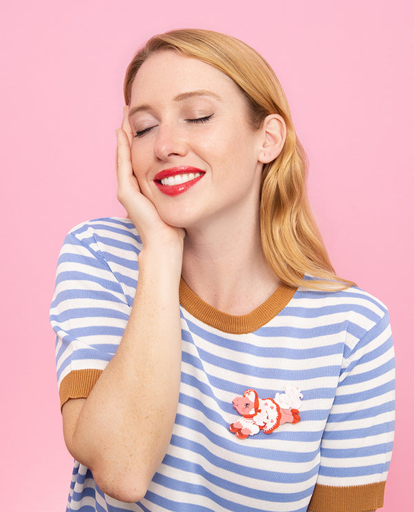 My Sweet Valentine Pony Brooch