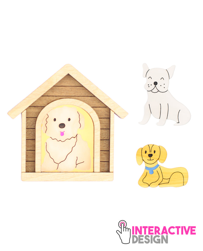 My little love’s house brooch - interactive -